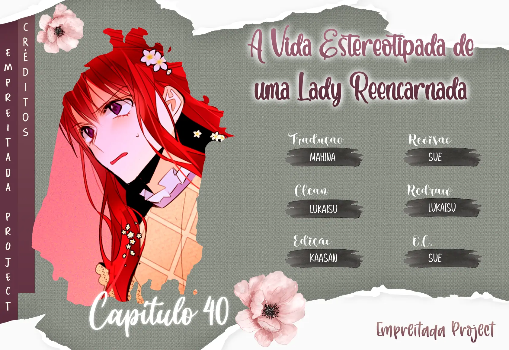 A Vida Estereotipada de uma Lady Reencarnada (Completo)-Chapter 40